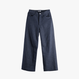 AURALEE - Women Silk Nep Denim 5 Pocket Wide Pants