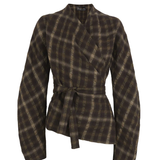 Brown jacket, front view