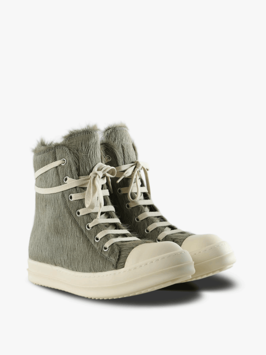 Grey shoes, front view