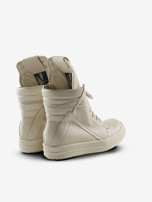 RICK OWENS - Women Scarpe In Pelle Geobasket Sneakers