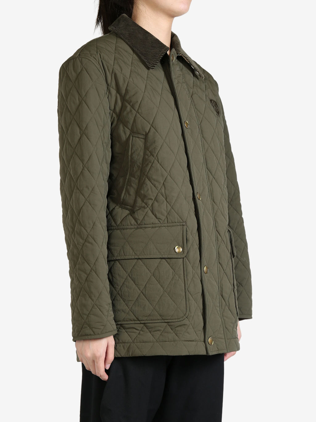 BURBERRY - Women Quilted Barn Jacket