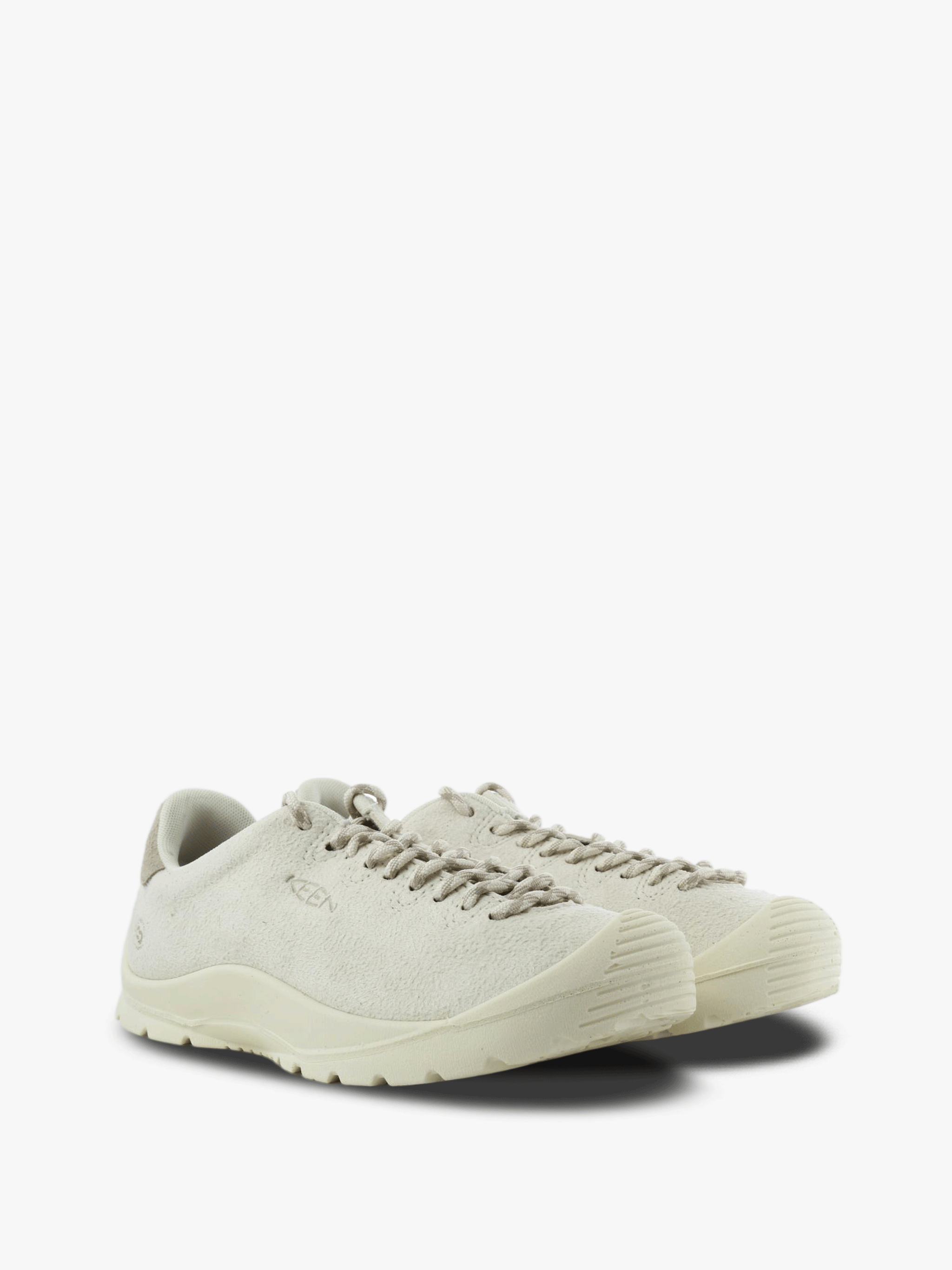 Tan shoes, front view