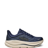 Blue sneakers, front view