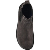 Grey boots, front view
