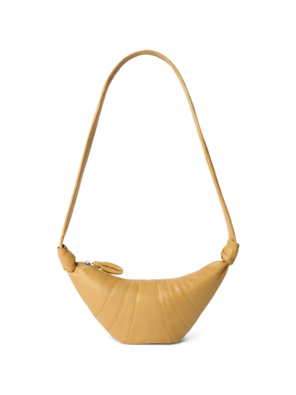 Tan bag, front view