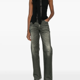 Black top, full body view