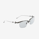 Grey glasses, side view