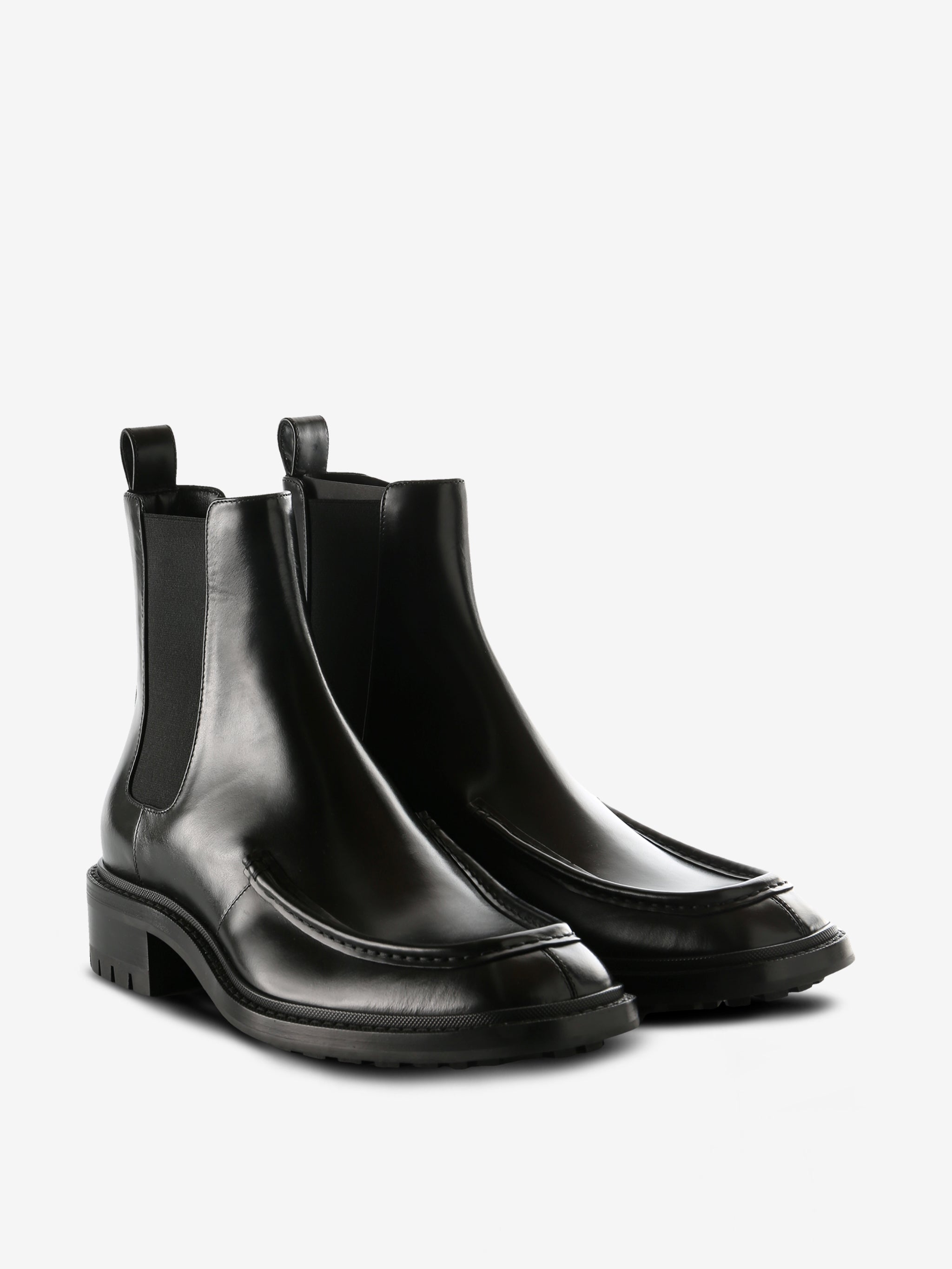 Black boots,side view