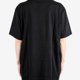 Black t-shirt, front view