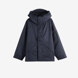Navy jacket, front view