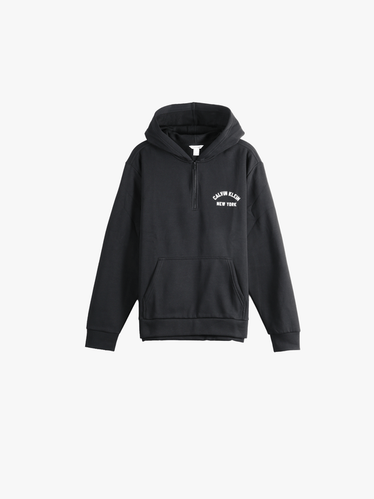 Black hoodie, front view