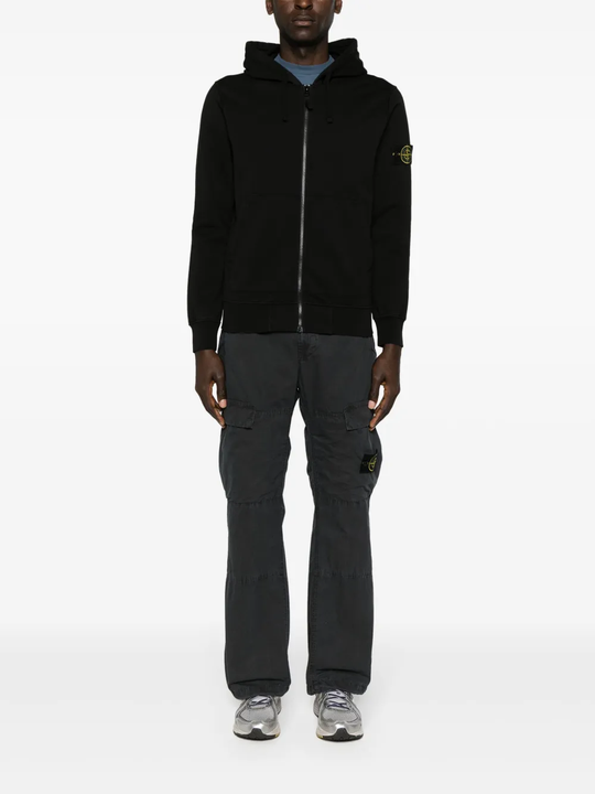 Black sweater, full body view
