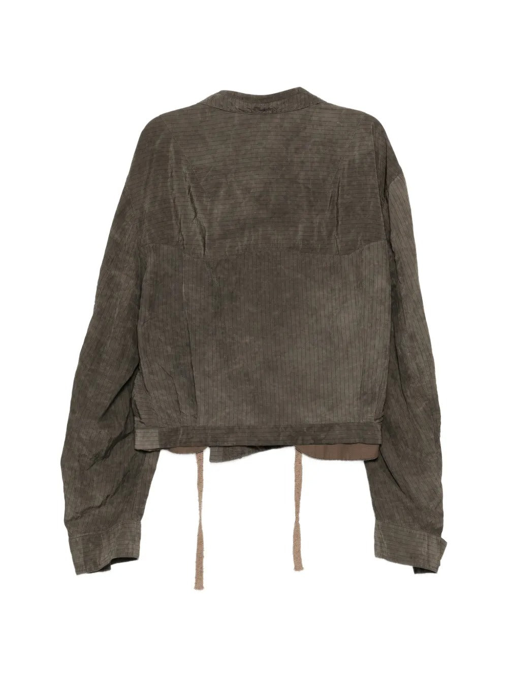 Brown jacket, back view