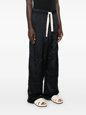 DRIES VAN NOTEN - Men Viscose Drawstring Pants