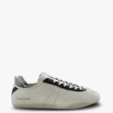 Tan shoes, side view