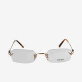 Tan eyewear, front view