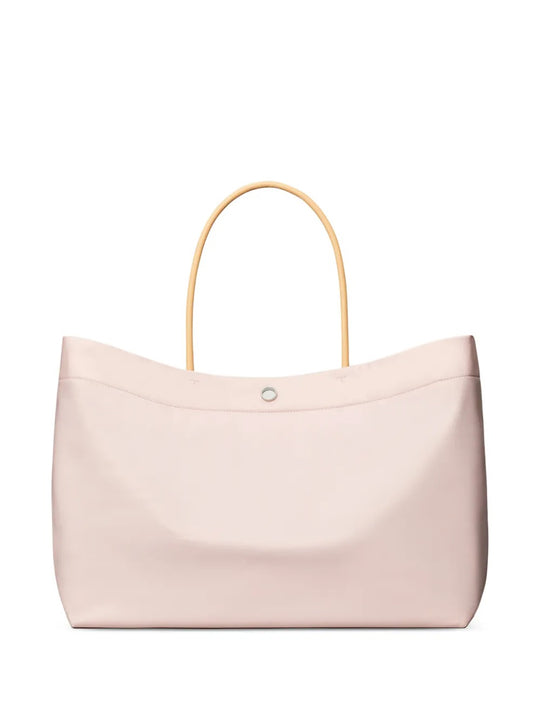 Pink bags, back view