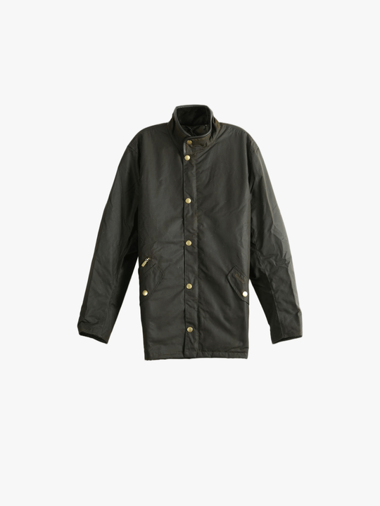 Green jacket, front view