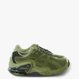 Green shoes, side view
