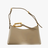 Tan bag, front view