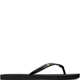 Black sandals, front view