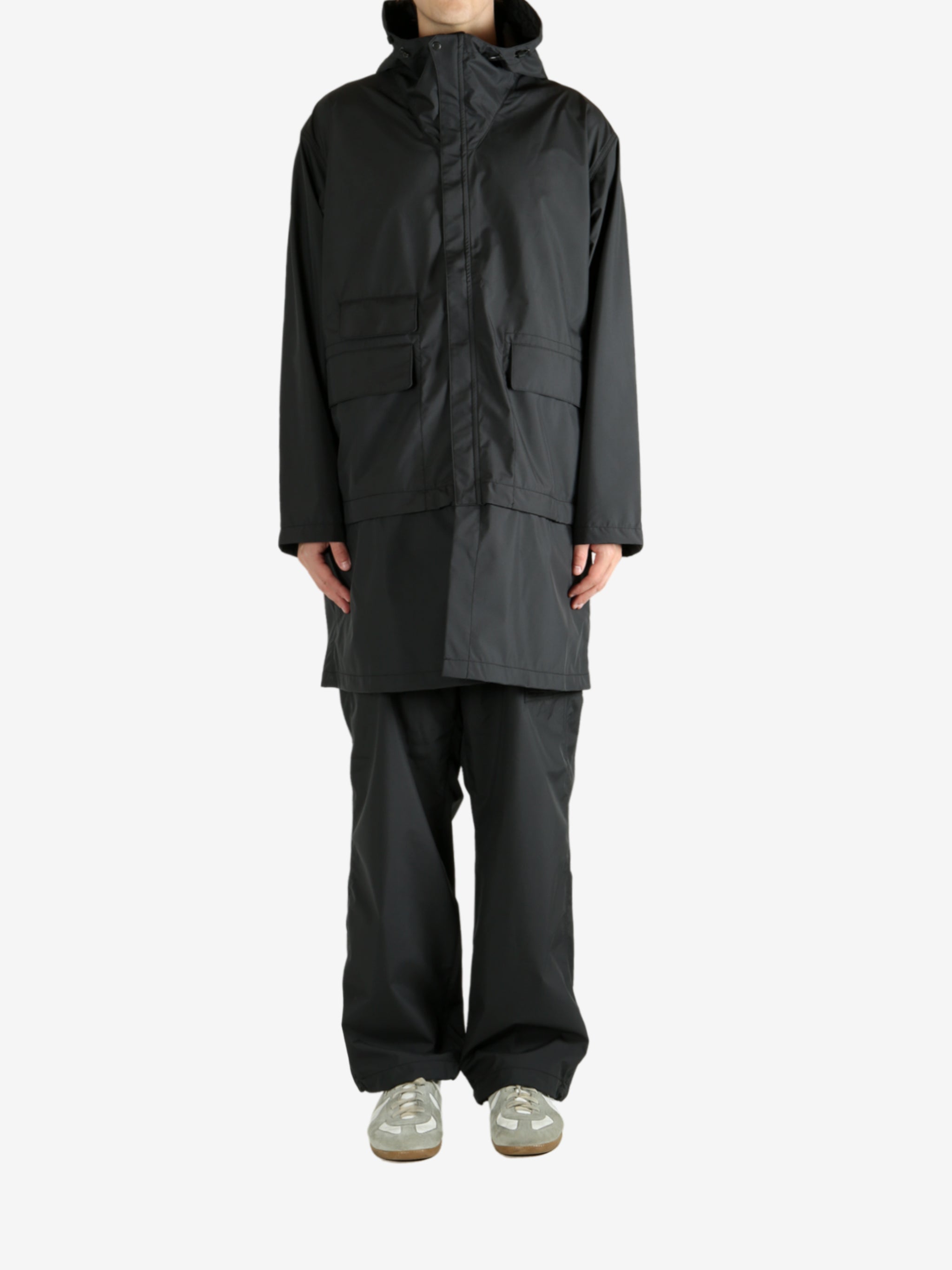 Black jackets, full body view