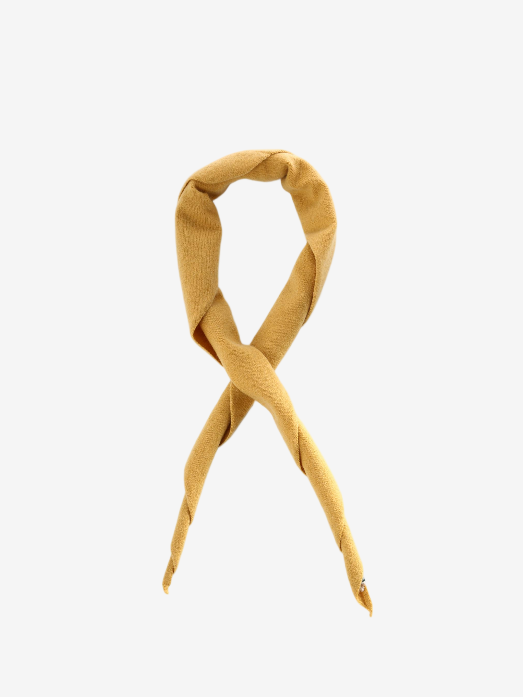 Tan scarf, front view