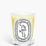 White candle, front view