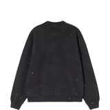 Black hoodie, back view