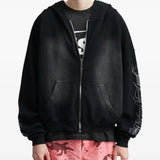 HELLSTAR - Unisex Thermal Zip-Up Hoodie