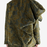 Grey jacket worn by a person, showing the jacket's fit