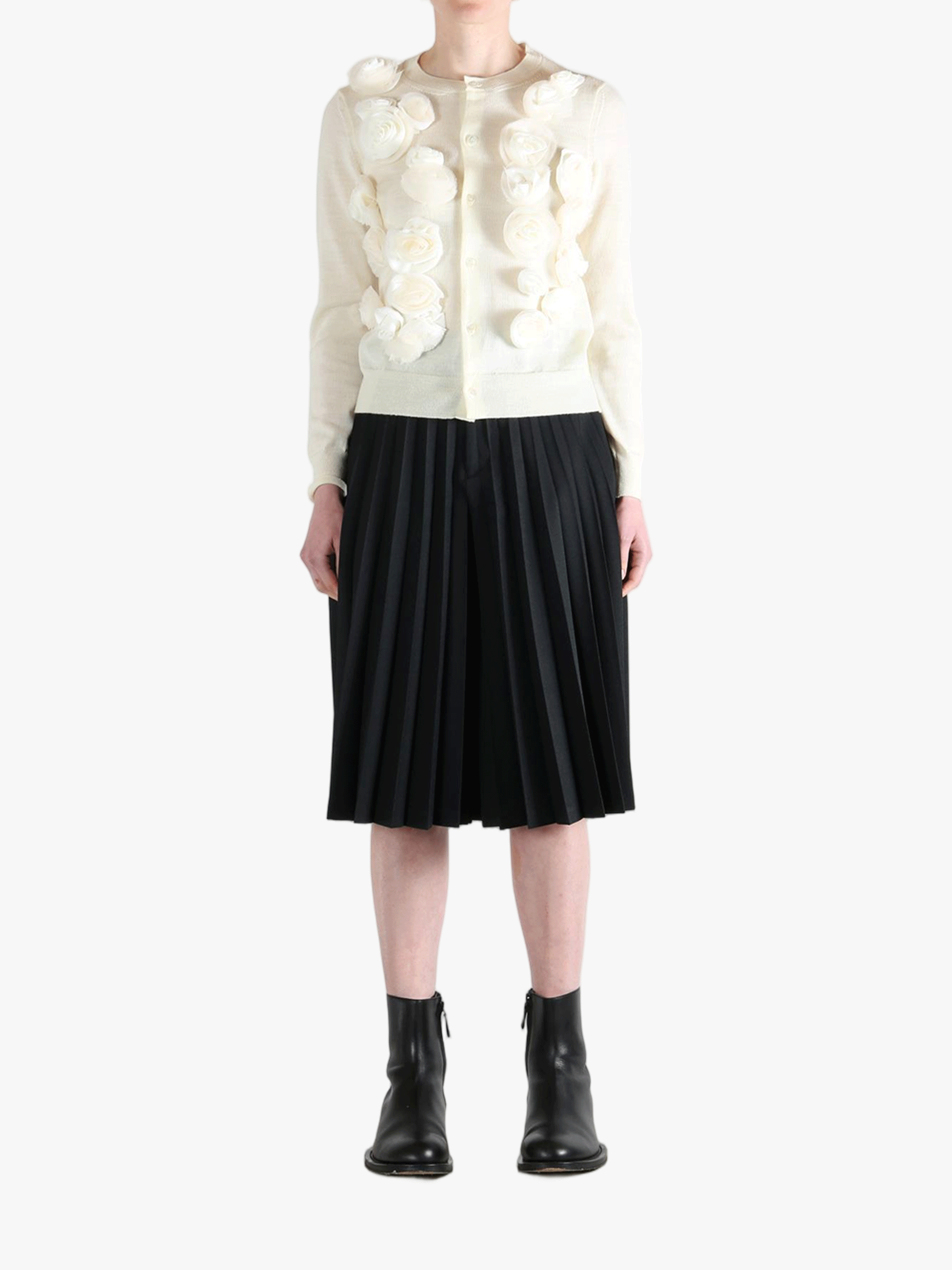 White jacket, full body view