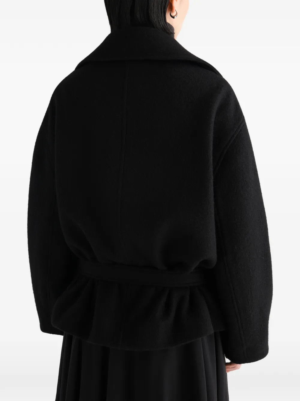 Black jacket, full body view
