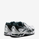 White running shoes, back view