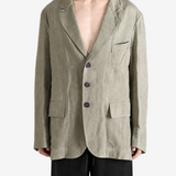 Green jacket, full body view