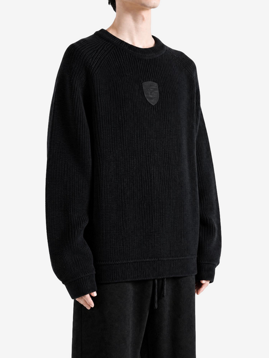 Black hoodie, full body view