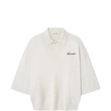 White polo shirt,front view