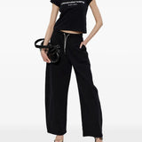 Black pants, full body view