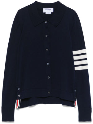 THOM BROWNE - Women Jersey Stitch Button Down Shirt