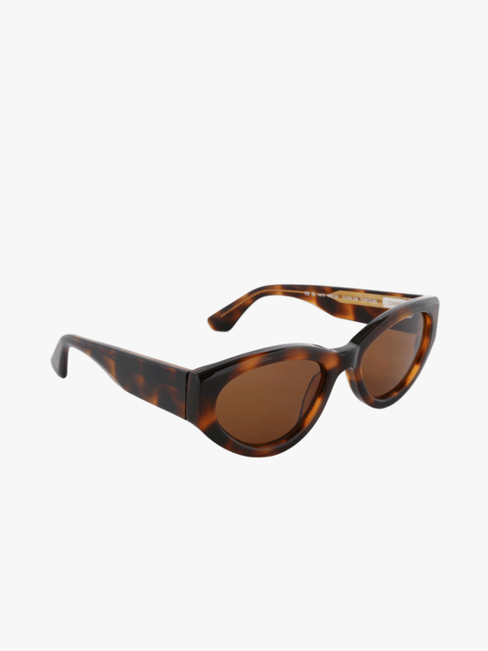 Brown eyewear, front view