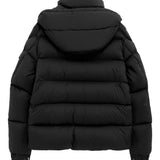Black jacket, back view