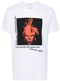 COMME DES GARCONS SHIRT Men Andy Warhol Graphic Tee