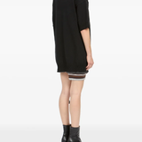 Black dress,full body view