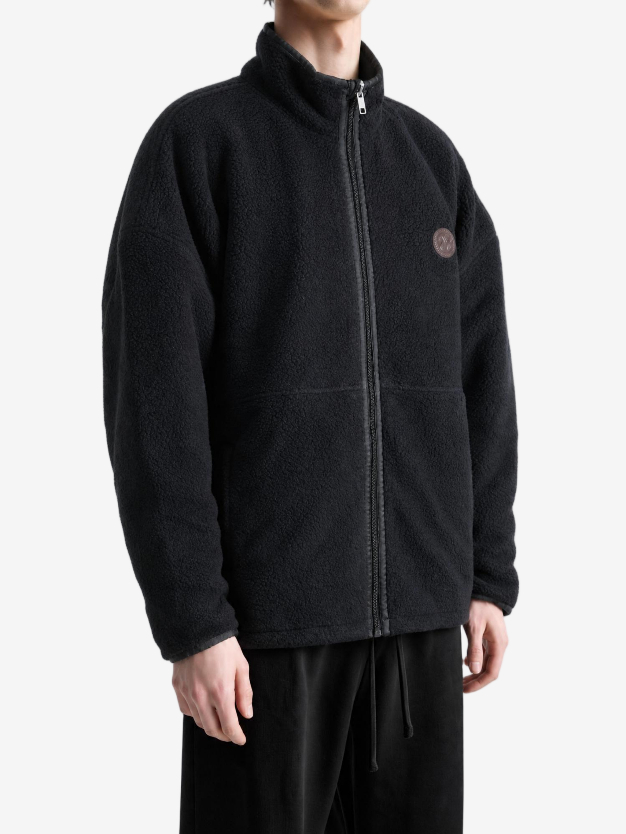 Black jacket, full body view