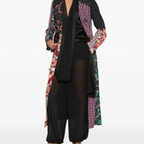 DRIES VAN NOTEN - Women Patchwork Composition Print Coat