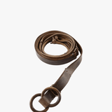 Brown accessories, front view