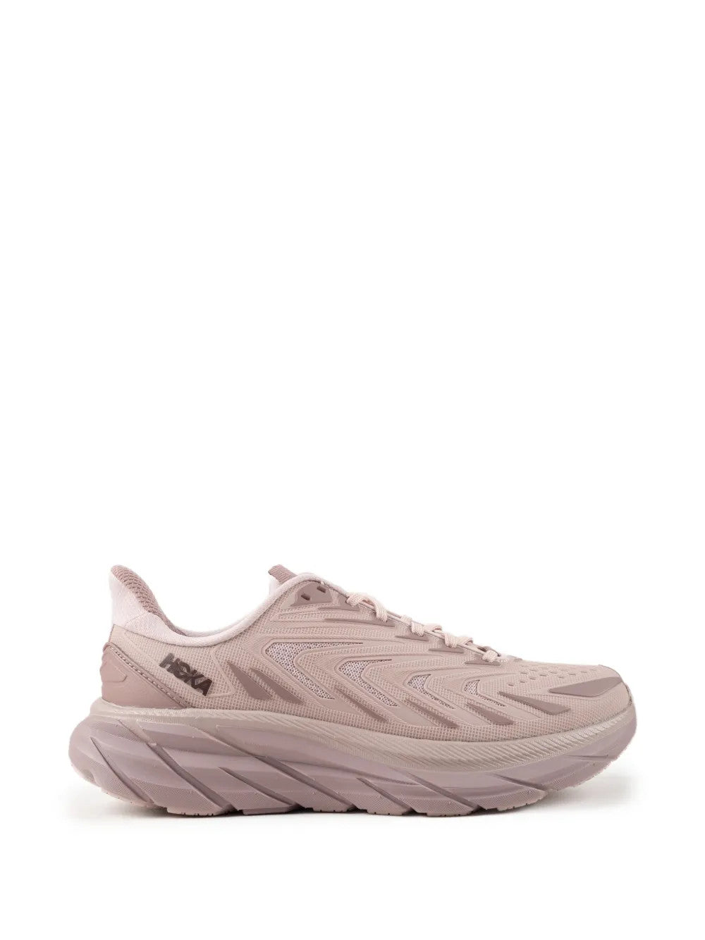 Pink shoes, front view
