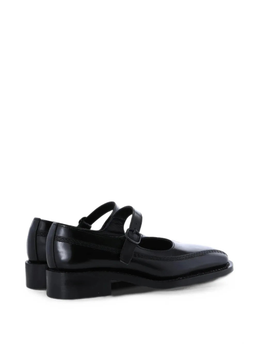 Black shoes, side view