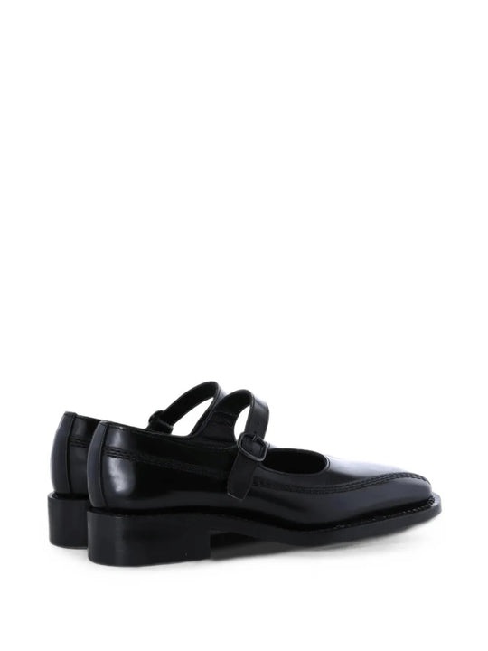 Black shoes, side view