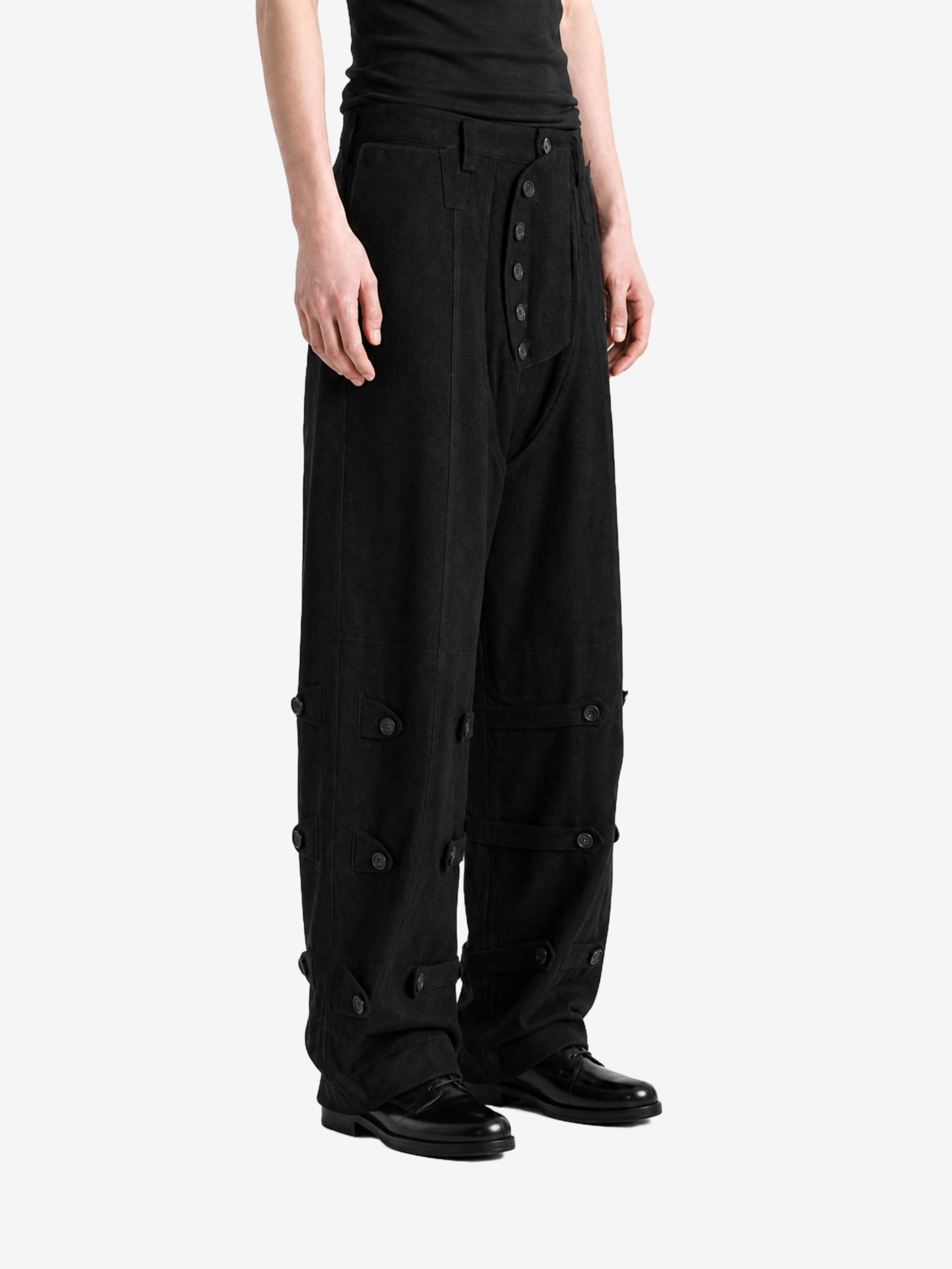 Black pants, front view